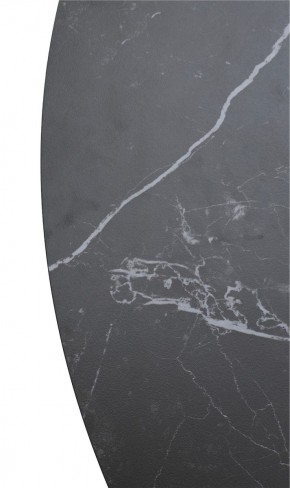 Стол TERNI 120 MATT BLACK MARBLE SOLID CERAMIC Черный мрамор матовый, керамика /Черн.каркас, ®DISAUR в Кунгуре - kungur.mebel24.online | фото 9