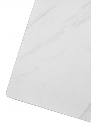 Стол VASTO 180 MARBLES KL-99 Белый мрамор матовый, итальянская керамика/ черный каркас, ®DISAUR в Кунгуре - kungur.mebel24.online | фото 7