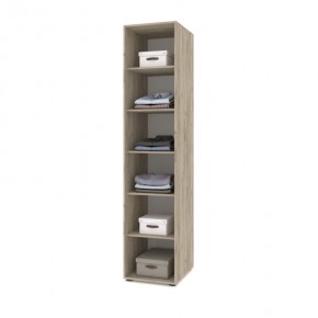 СТОУН С13 Шкаф-пенал (дуб серый/белый) в Кунгуре - kungur.mebel24.online | фото 3