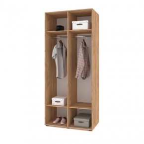 СТОУН С21 Шкаф 2-х створчатый (дуб золотой/графит) в Кунгуре - kungur.mebel24.online | фото 3