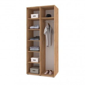 СТОУН С22 Шкаф 2-х створчатый (золотой дуб/графит) в Кунгуре - kungur.mebel24.online | фото 3