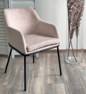 Стул АЛИСТЕР, цвет RAIN 2 какао велюр / черный каркас М-City в Кунгуре - kungur.mebel24.online | фото 3