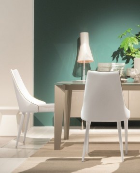 Стул CLARA 40.11 (TR505 white with sand cordonet, экокожа) в Кунгуре - kungur.mebel24.online | фото 3
