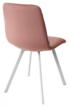 Стул DAIQUIRI BLUVEL-52 PINK / белый каркас, велюр М-City в Кунгуре - kungur.mebel24.online | фото 3