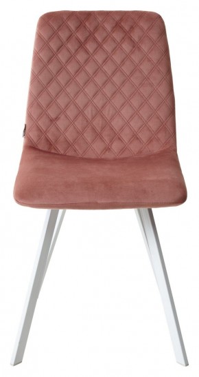 Стул DAIQUIRI BLUVEL-52 PINK / белый каркас, велюр М-City в Кунгуре - kungur.mebel24.online | фото 4