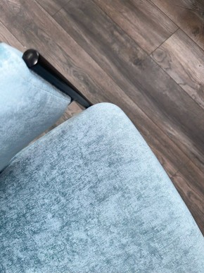 Стул ДИЛЛ, цвет RAIN 7 бриз, велюр / черный каркас М-City в Кунгуре - kungur.mebel24.online | фото 4