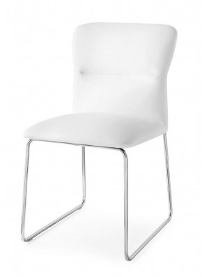 Стул FRIDA CB/1806-SK  MT.P77 CHROMED/  SKUBA S92 OPTIC WHITE в Кунгуре - kungur.mebel24.online | фото 1