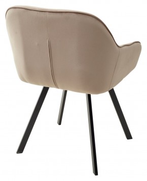 Стул GALE 360 град. поворот. BLUVEL-40 BEIGE, велюр/ черный каркас, М-City в Кунгуре - kungur.mebel24.online | фото 4