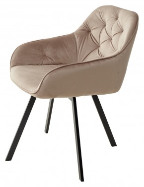 Стул GALE 360 град. поворот. BLUVEL-40 BEIGE, велюр/ черный каркас, М-City в Кунгуре - kungur.mebel24.online | фото 5