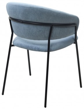 Стул ГЕММА, цвет RAIN 13 blue, велюр / черный каркас М-City в Кунгуре - kungur.mebel24.online | фото 9