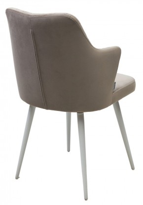 Стул HERMAN 360 град. ЛАТТЕ #25, велюр / белый каркас М-City в Кунгуре - kungur.mebel24.online | фото 5