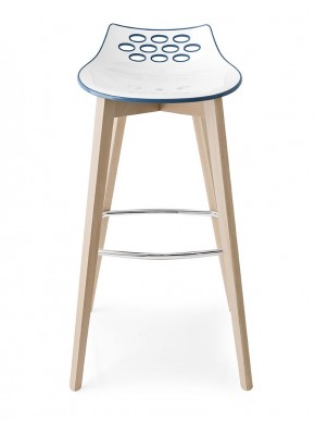 Стул JAM W CB/1487, ash.P12 smoke/ P799-P12P WHITE/ GLOSSY SKY BLUE в Кунгуре - kungur.mebel24.online | фото