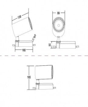 Светильник на штанге Maytoni Vuoro TR029-3-20W3K-W в Кунгуре - kungur.mebel24.online | фото 3