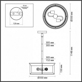 Светильник на штанге Odeon Light Mavret 4961/2 в Кунгуре - kungur.mebel24.online | фото 3