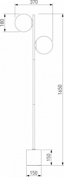 Торшер Eurosvet Marbella 01158/2 латунь в Кунгуре - kungur.mebel24.online | фото 3