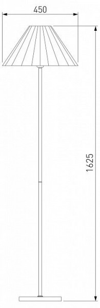 Торшер Eurosvet Peony 01133/1 хром/графит в Кунгуре - kungur.mebel24.online | фото 3