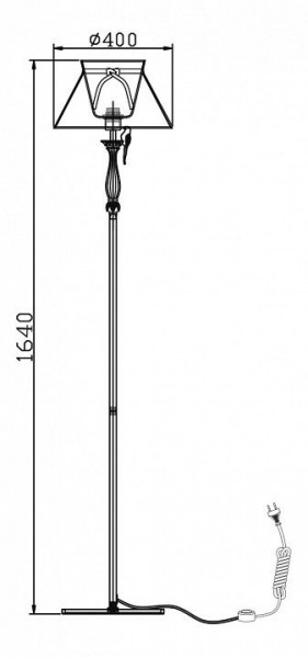Торшер Maytoni Bird ARM013-22-W в Кунгуре - kungur.mebel24.online | фото 8