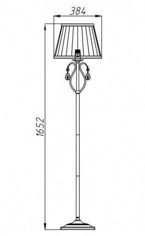 Торшер Maytoni Brionia ARM172-11-G в Кунгуре - kungur.mebel24.online | фото 2