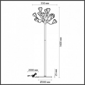 Торшер Odeon Light Gardi 5090/12F в Кунгуре - kungur.mebel24.online | фото 5