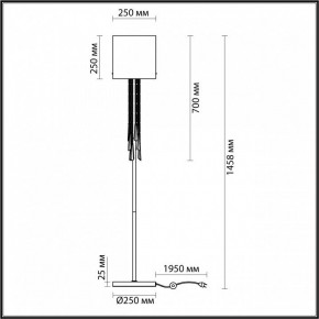 Торшер Odeon Light Nicole 4890/1F в Кунгуре - kungur.mebel24.online | фото 4