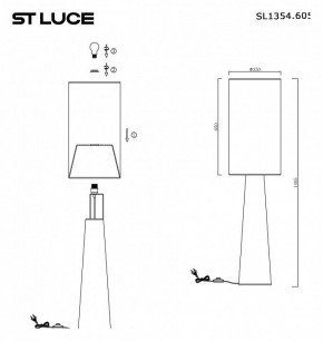 Торшер ST-Luce Jackie SL1354.605.01 в Кунгуре - kungur.mebel24.online | фото 5