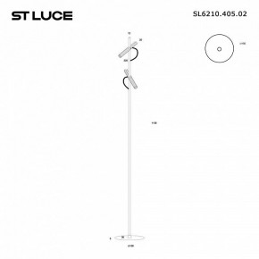 Торшер ST-Luce LILT SL6210.405.02 в Кунгуре - kungur.mebel24.online | фото 2