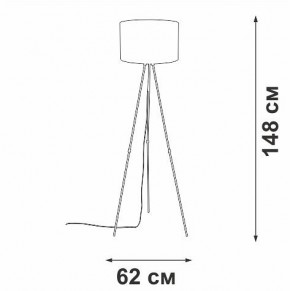 Торшер Vitaluce V2880 V2880-1/1P в Кунгуре - kungur.mebel24.online | фото 4