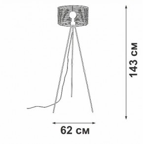 Торшер Vitaluce V3099 V3099-1/1P в Кунгуре - kungur.mebel24.online | фото 4