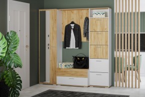 Тумба для обуви НМ 013.26 "Санти" (Белый/Крафт Золотой) в Кунгуре - kungur.mebel24.online | фото 3