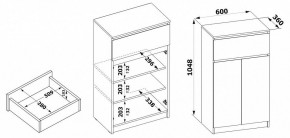 Тумба для обуви ТП-12 в Кунгуре - kungur.mebel24.online | фото 4