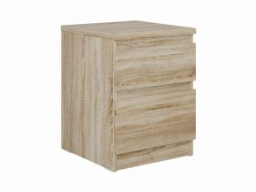 Тумба КАСТОР малая с двумя ящиками, цвет Дуб Сонома в Кунгуре - kungur.mebel24.online | фото
