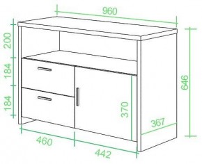Тумба комбинированная Домино Lite ТБЛ в Кунгуре - kungur.mebel24.online | фото 2