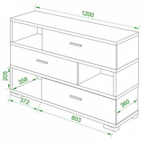 Тумба комбинированная Домино СБ-40/3-ПВК в Кунгуре - kungur.mebel24.online | фото 2