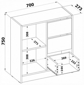 Тумба комбинированная Т-1 в Кунгуре - kungur.mebel24.online | фото 4