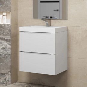 Тумба под раковину Uperwood Tanos 50 см, подвесная, белая матовая в Кунгуре - kungur.mebel24.online | фото