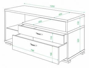 Тумба под ТВ Домино ТК-10 в Кунгуре - kungur.mebel24.online | фото 2