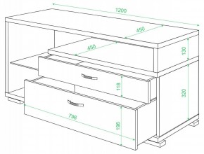 Тумба под ТВ Домино ТК-10М в Кунгуре - kungur.mebel24.online | фото 2