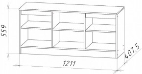 НИЦЦА-9 Тумба под ТВ (НЦ.09) в Кунгуре - kungur.mebel24.online | фото 2