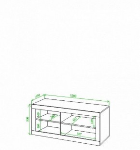 Тумба под ТВ Toivo Кон120 в Кунгуре - kungur.mebel24.online | фото 2