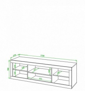 Тумба под ТВ Toivo Кон170 в Кунгуре - kungur.mebel24.online | фото 2