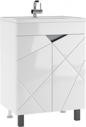 Тумба под умывальник "Absolute 60" Vector без ящика Домино (DV6603T) в Кунгуре - kungur.mebel24.online | фото