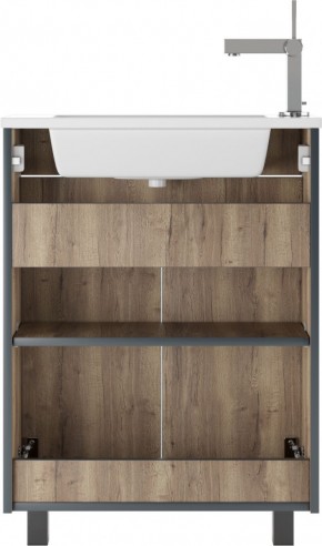 Тумба под умывальник "Modul 60"Dolche Dark без ящика Домино (DD5403T) в Кунгуре - kungur.mebel24.online | фото 4