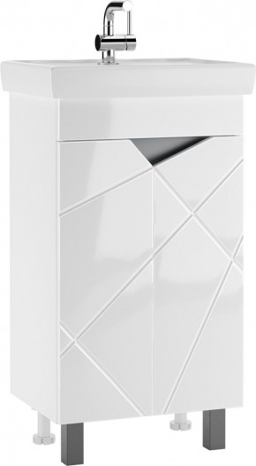 Тумба под умывальник "Томь 50" Vector без ящика Домино (DV6607T) в Кунгуре - kungur.mebel24.online | фото