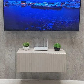 Тумба подвесная под ТВ LINES MTV1-MA 750 Бежевый (Леда-М 10.1.5) в Кунгуре - kungur.mebel24.online | фото 5