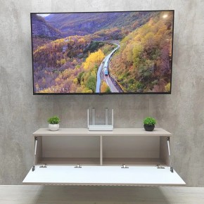 Тумба подвесная под ТВ LINES MTV4-MA 1150 Бежевый (Леда-М 10.1.5) в Кунгуре - kungur.mebel24.online | фото 3
