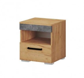Тумба прикроватная Адель дуб крафт золотой/ателье светлое в Кунгуре - kungur.mebel24.online | фото
