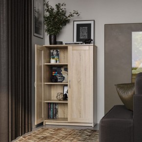 Тумба СИРИУС двухдверная высокая, цвет Дуб Сонома в Кунгуре - kungur.mebel24.online | фото 4