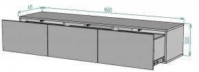 ТВ тумба подвесная TV80 (3 ящика) в Кунгуре - kungur.mebel24.online | фото 2