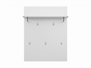 Вешалка СИРИУС настенная с полкой, цвет белый в Кунгуре - kungur.mebel24.online | фото