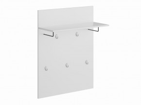 Вешалка СИРИУС настенная с полкой, цвет белый в Кунгуре - kungur.mebel24.online | фото 2